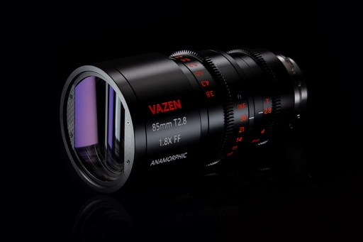 Vazen announced new anamorphic lens 85mm T2.8 1.8x for PL, EF mount cameras of $8,000